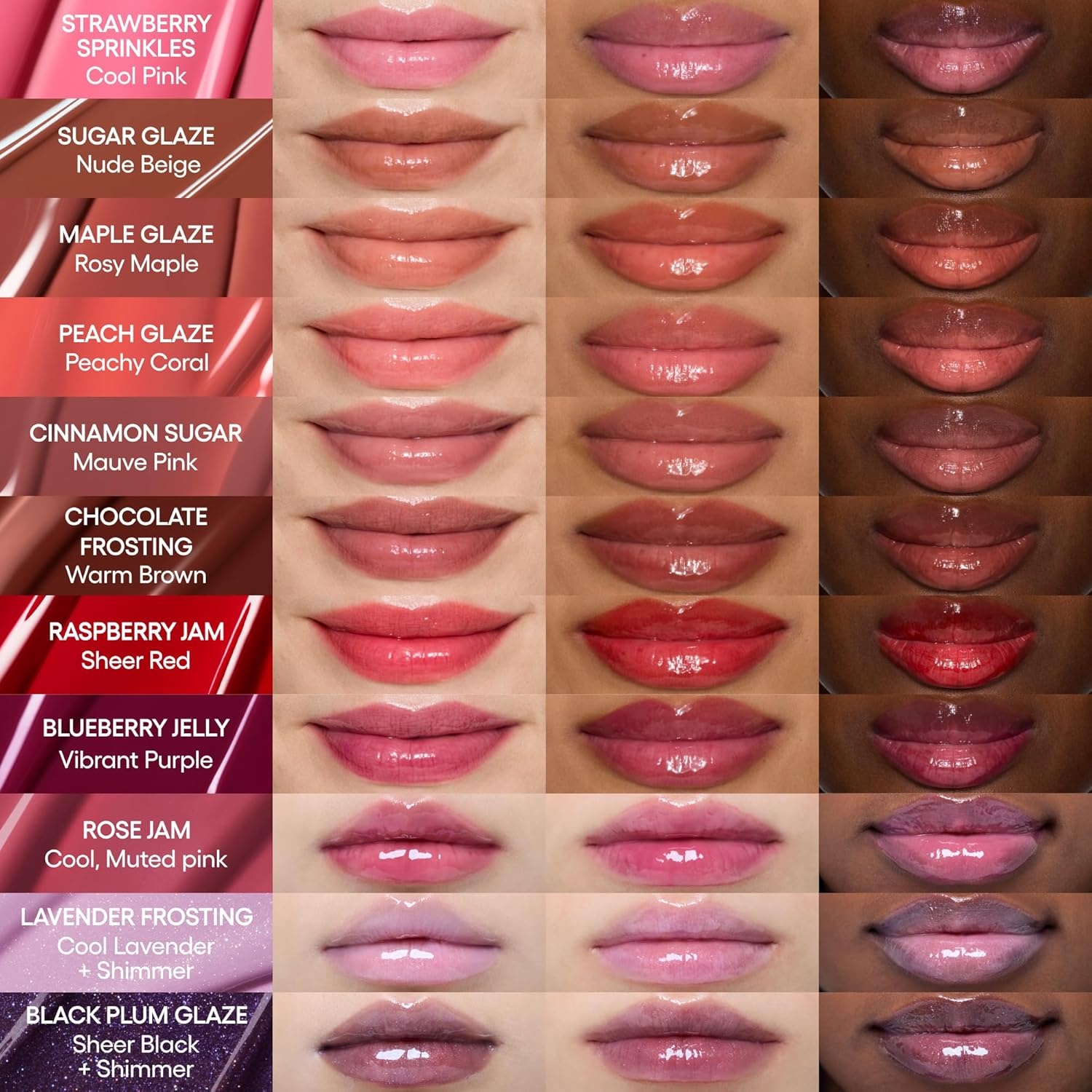 image:imageLANEIGE Glaze Craze Tinted Lip Serum Hydrating Lip Serum for Glossy Nourished Lips with Plumping PolypeptidesBlack Plum Glaze