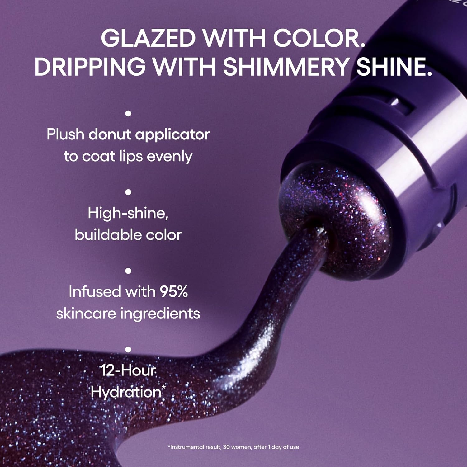 image:imageLANEIGE Glaze Craze Tinted Lip Serum Hydrating Lip Serum for Glossy Nourished Lips with Plumping PolypeptidesBlack Plum Glaze