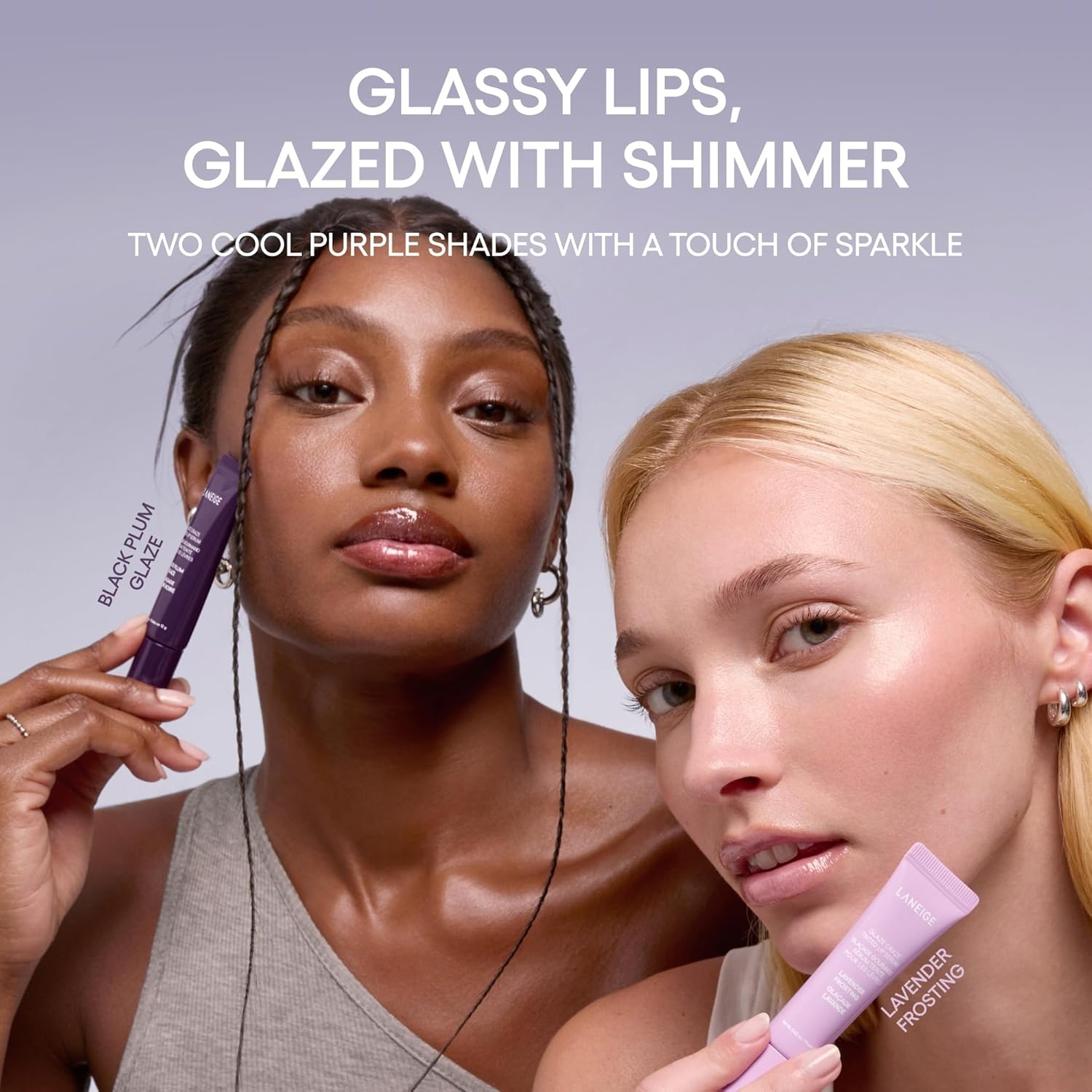 image:imageLANEIGE Glaze Craze Tinted Lip Serum Hydrating Lip Serum for Glossy Nourished Lips with Plumping PolypeptidesLavender Frosting