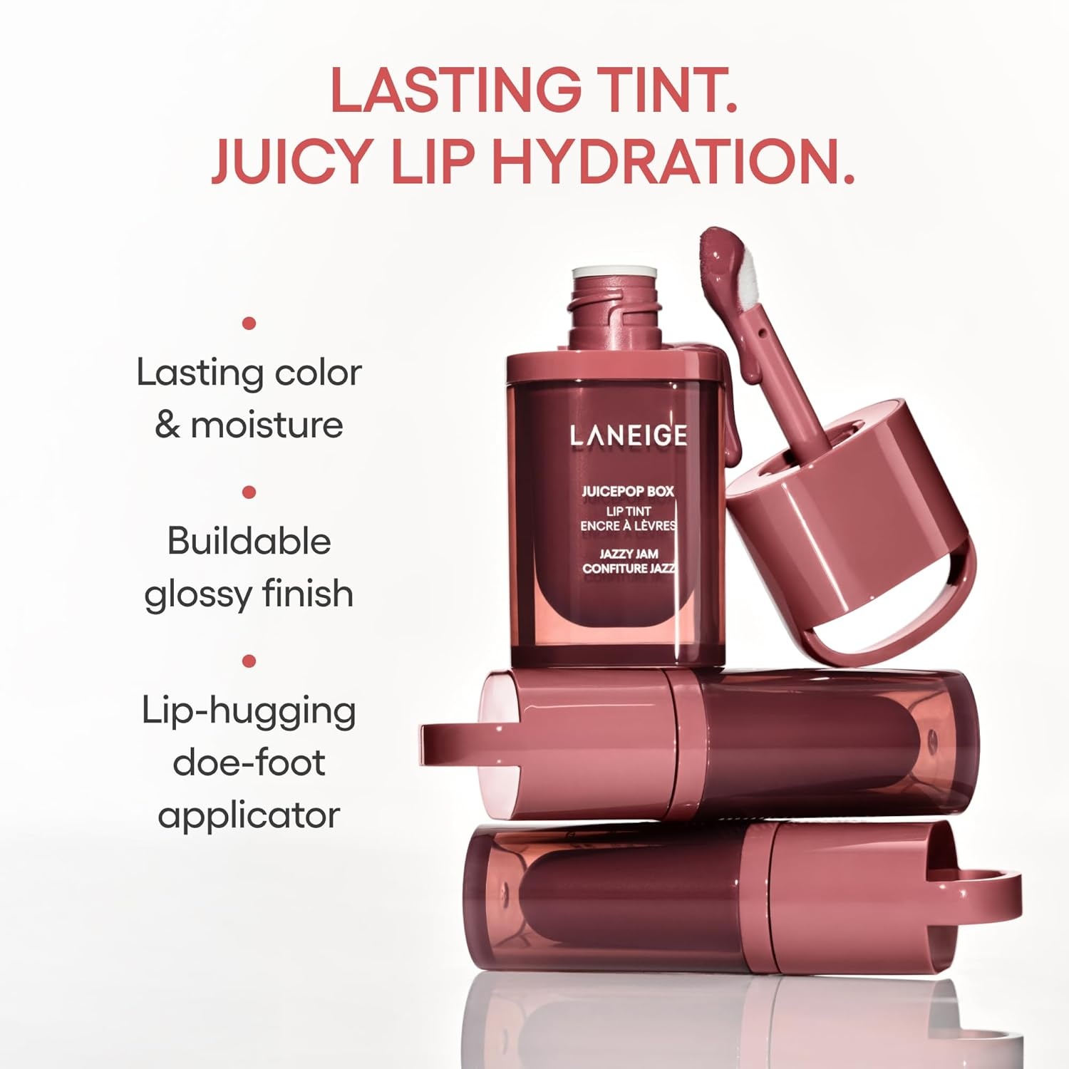 image:imageLANEIGE JuicePop Box Lip Tint LongLasting Hydrating Lightweight Tint Buildable Juicy Color amp Nourishing Shine KBeauty Lip Essential for LongLasting ComfortMocha Remix