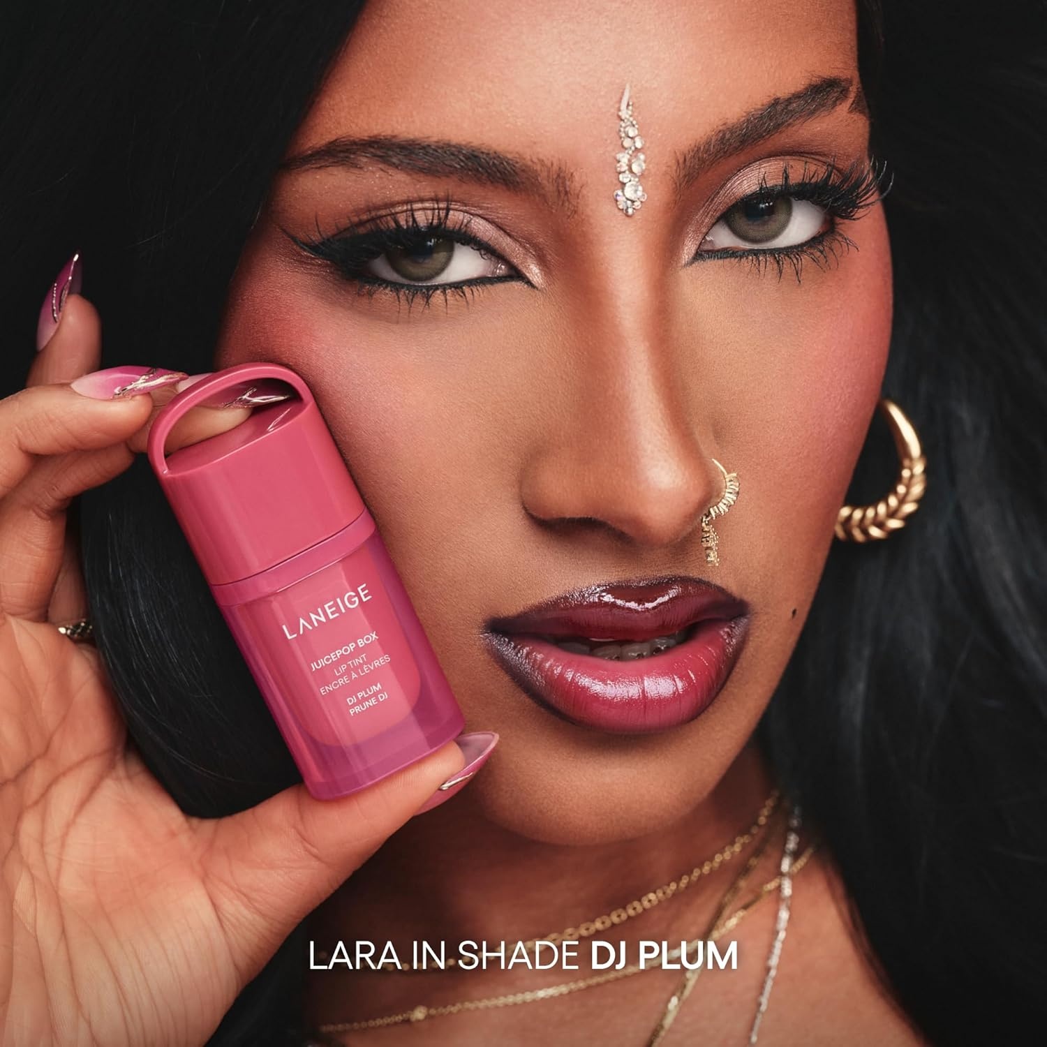 image:imageLANEIGE JuicePop Box Lip Tint LongLasting Hydrating Lightweight Tint Buildable Juicy Color amp Nourishing Shine KBeauty Lip Essential for LongLasting ComfortDJ Plum