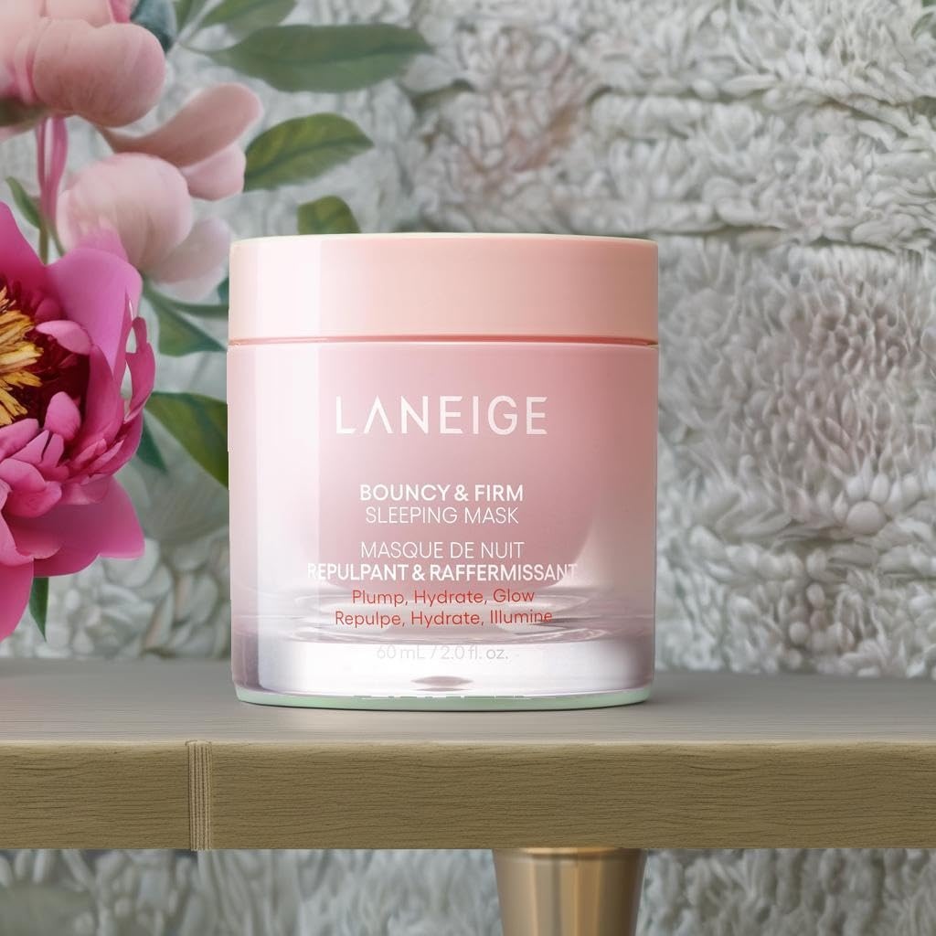 image:imageLANEIGE Bouncy and Firm Sleeping Mask Revitalize Smooth Peony amp Collagen Complex BarrierBoosting Hydration20 fl oz60 ml Full Size
