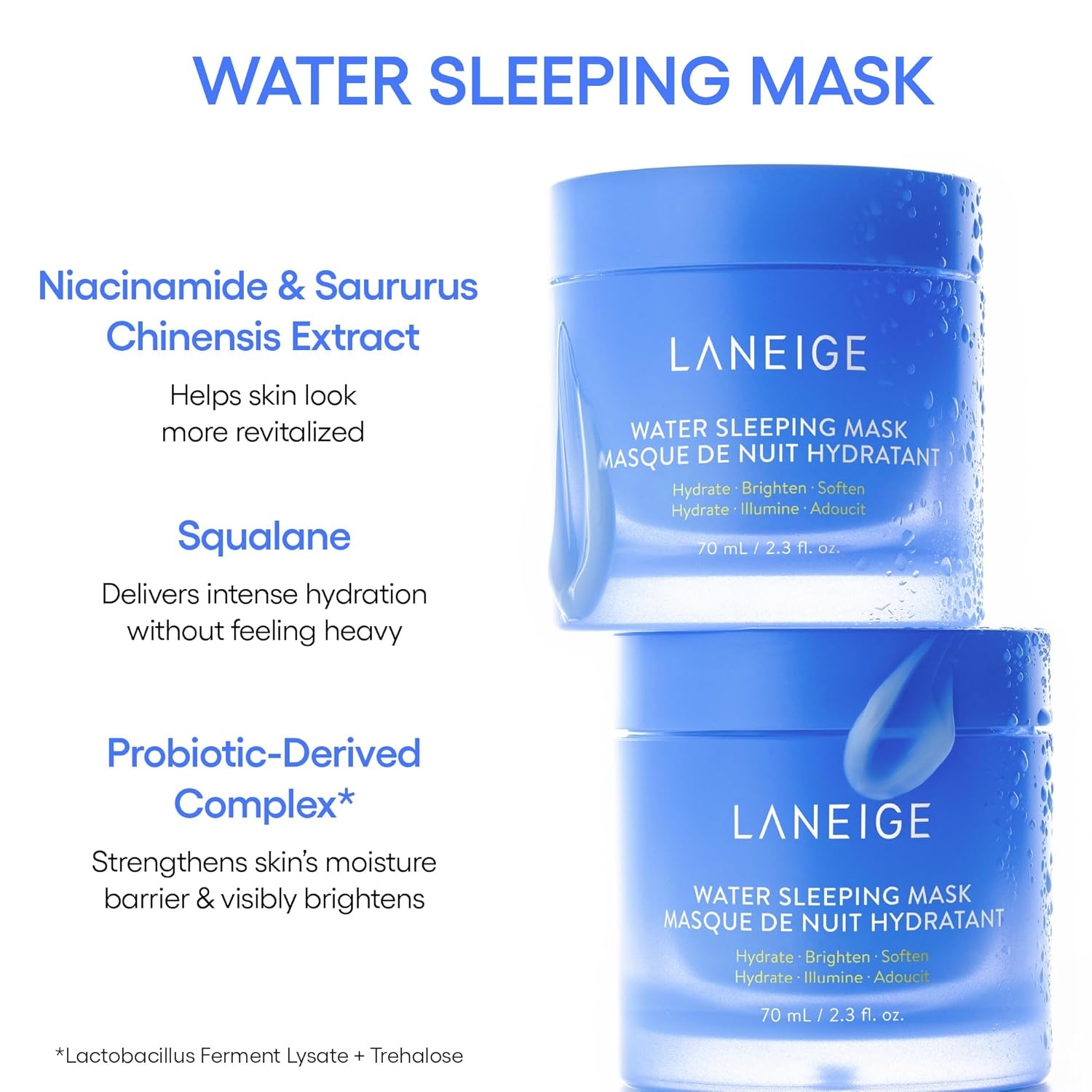 image:imageLANEIGE Dream Team Trio Water Sleeping Mask Lip Sleeping Mask Bouncy and Firm Mask BarrierBoosting Hydration Travel Sized