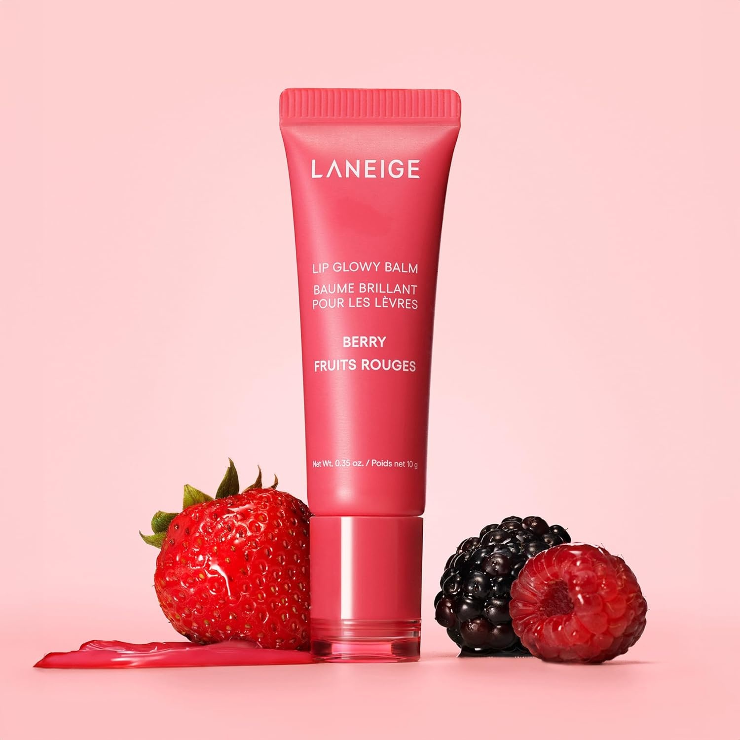 image:imageLANEIGE Lip Glowy Balm Sheer Tinted Lip Moisturizer with Shea Butter for Hydrating Shine amp Soft LipsBerry