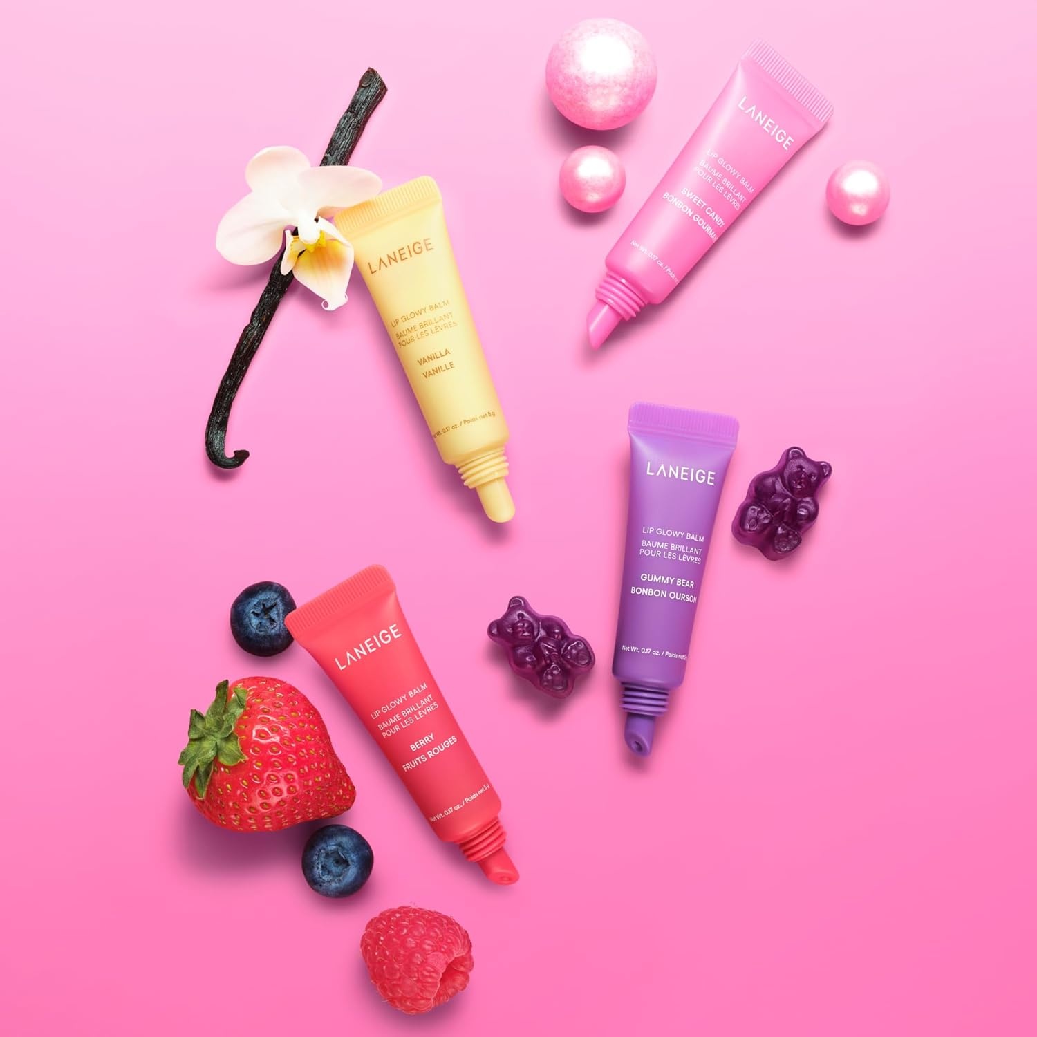 image:imageLANEIGE Lip Glowy Balm Sheer Tinted Lip Moisturizer with Shea Butter for Hydrating Shine amp Soft LipsMini Lip Glowy Set
