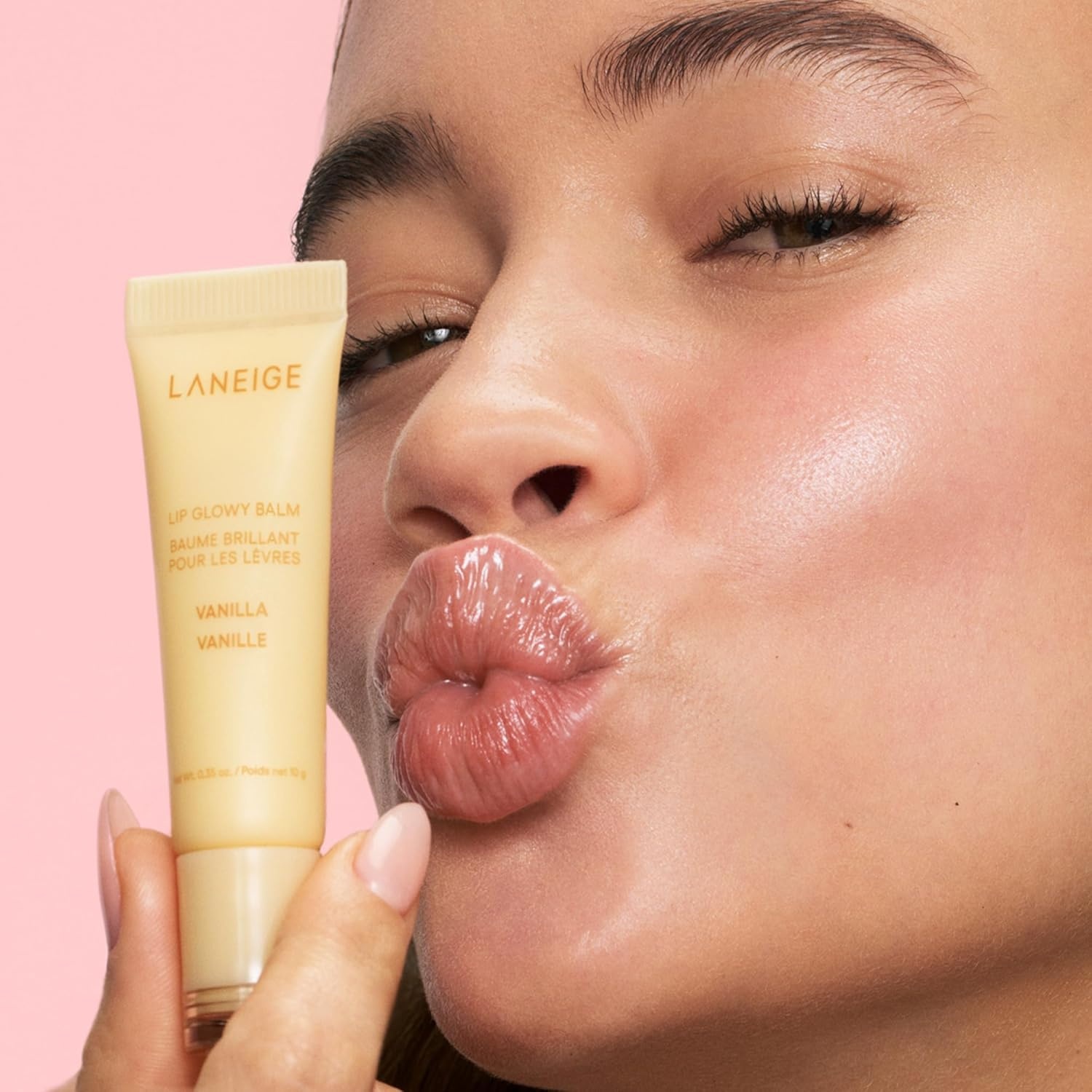 image:imageLANEIGE Lip Glowy Balm Sheer Tinted Lip Moisturizer with Shea Butter for Hydrating Shine amp Soft LipsSmore Kisses Set