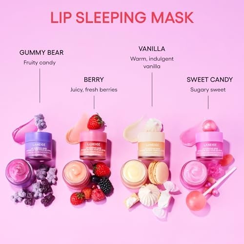 image:imageLANEIGE Lip Glowy Balm Sheer Tinted Lip Moisturizer with Shea Butter for Hydrating Shine amp Soft LipsSmore Kisses Set