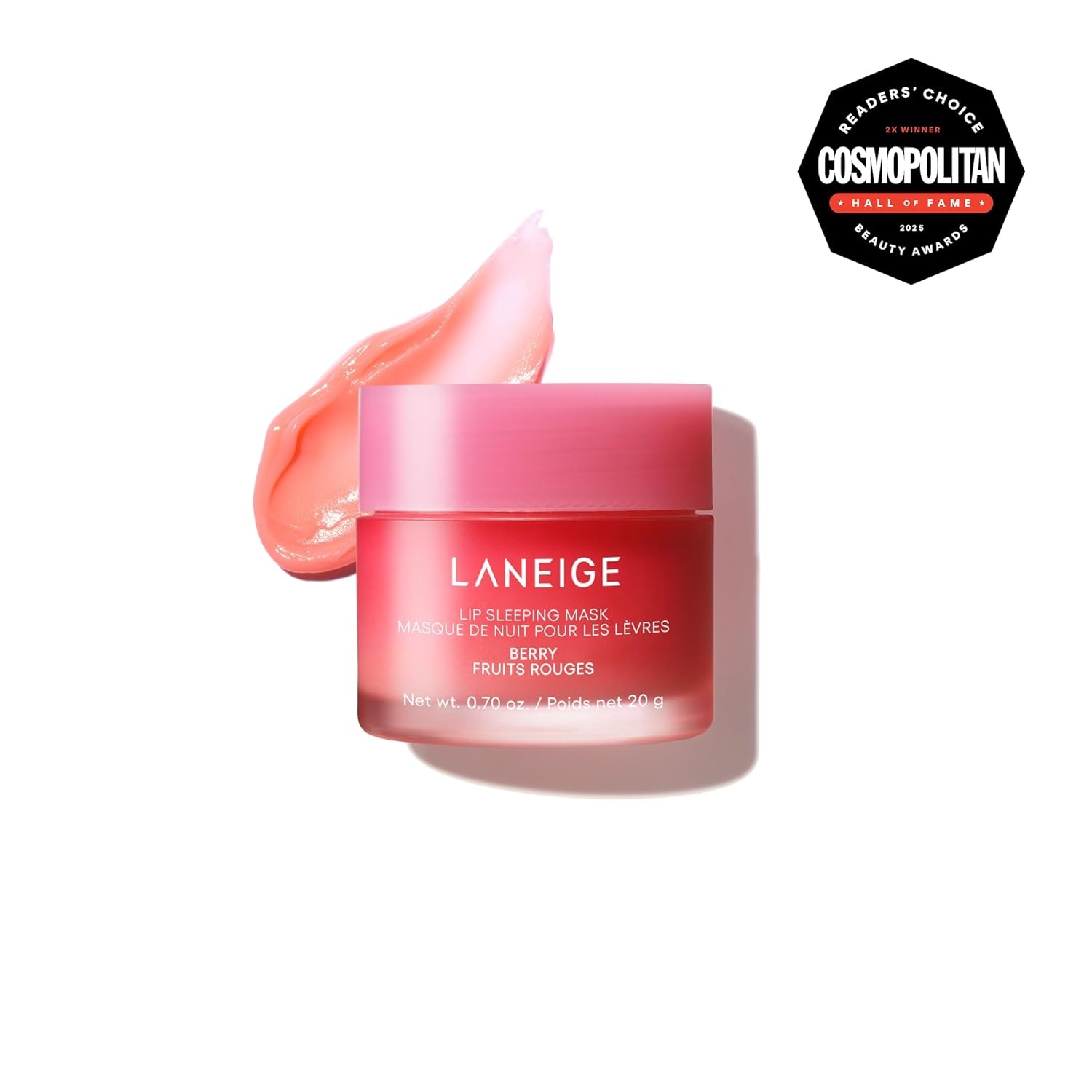 image:imageLANEIGE Lip Sleeping Mask Nourish Hydrate Vitamin C Murumuru amp Shea Butter Antioxidants Flaky Dry LipsBerry