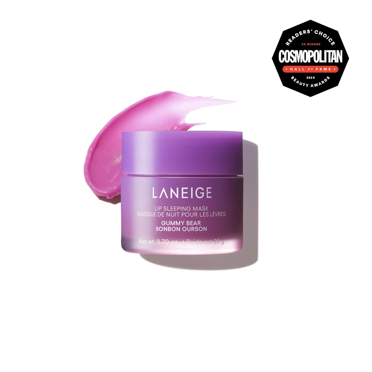 image:imageLANEIGE Lip Sleeping Mask Nourish Hydrate Vitamin C Murumuru amp Shea Butter Antioxidants Flaky Dry LipsGummy Bear