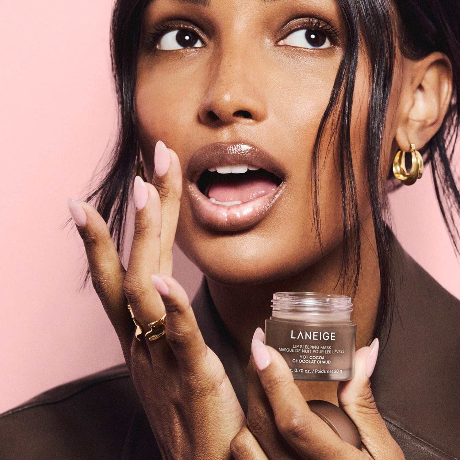image:imageLANEIGE Lip Sleeping Mask Nourish Hydrate Vitamin C Murumuru amp Shea Butter Antioxidants Flaky Dry LipsHot Cocoa