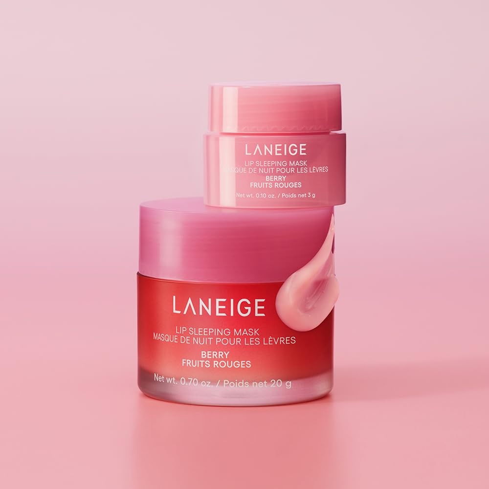 image:imageLANEIGE Lip Sleeping Mask Nourish Hydrate Vitamin C Murumuru amp Shea Butter Antioxidants Flaky Dry LipsLip Sleeping Mask Berry Duo