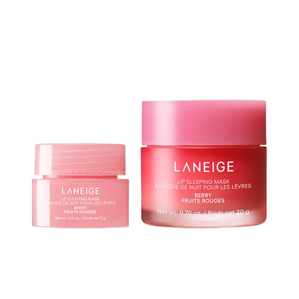 image:imageLANEIGE Lip Sleeping Mask Nourish Hydrate Vitamin C Murumuru amp Shea Butter Antioxidants Flaky Dry LipsLip Sleeping Mask Berry Duo