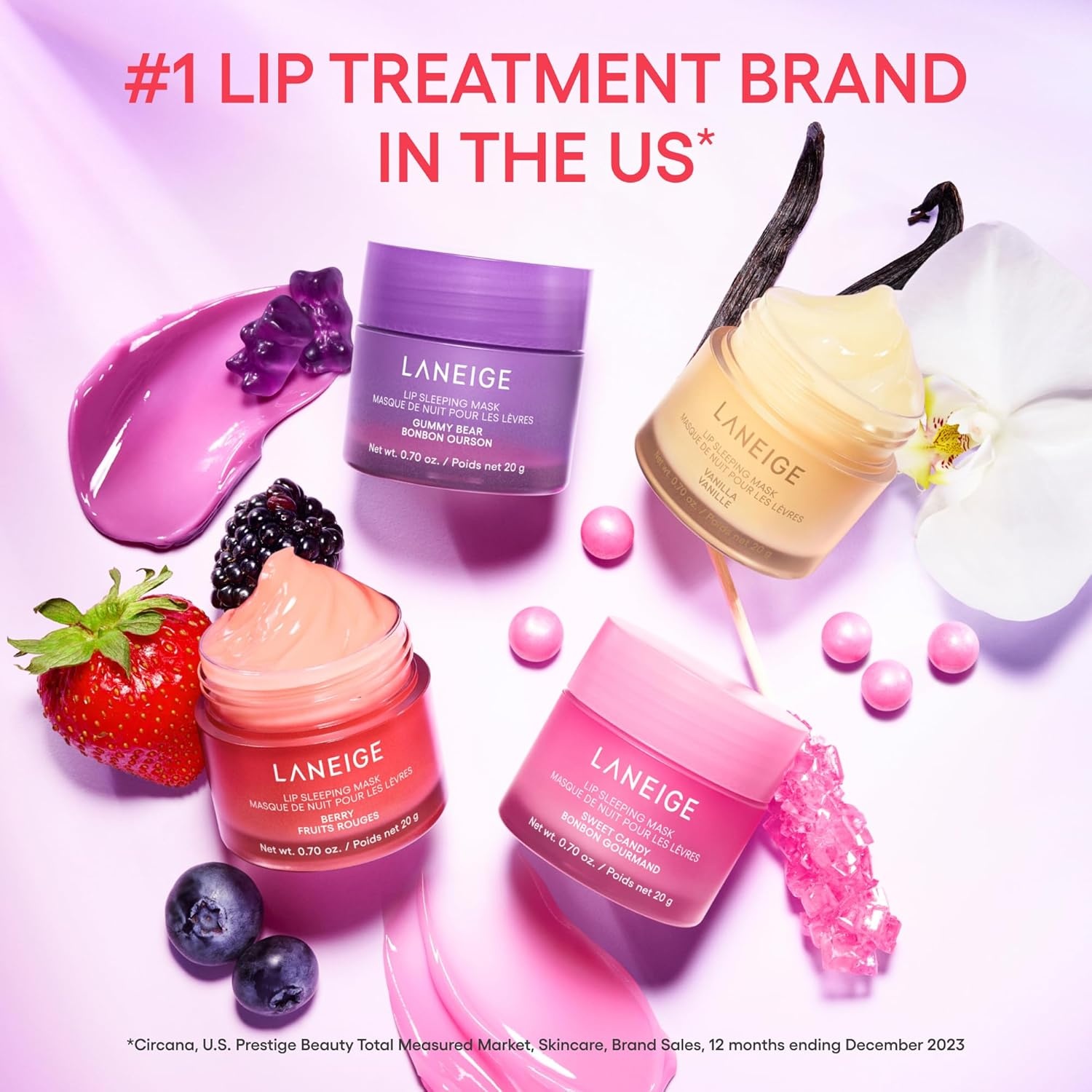 image:imageLANEIGE Lip Sleeping Mask Nourish Hydrate Vitamin C Murumuru amp Shea Butter Antioxidants Flaky Dry LipsPlump Hydrate Set