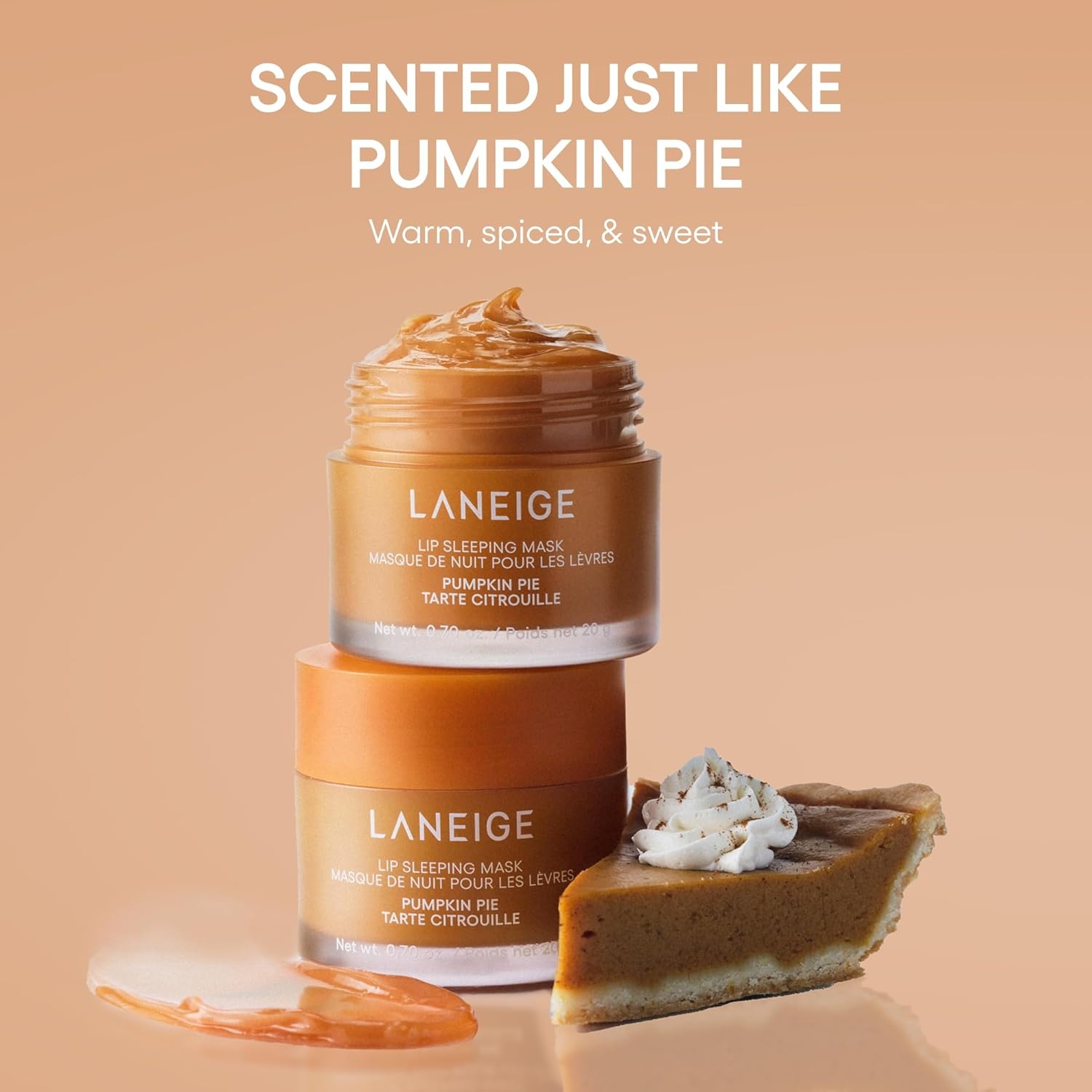 image:imageLANEIGE Lip Sleeping Mask Nourish Hydrate Vitamin C Murumuru amp Shea Butter Antioxidants Flaky Dry LipsPumpkin Pie