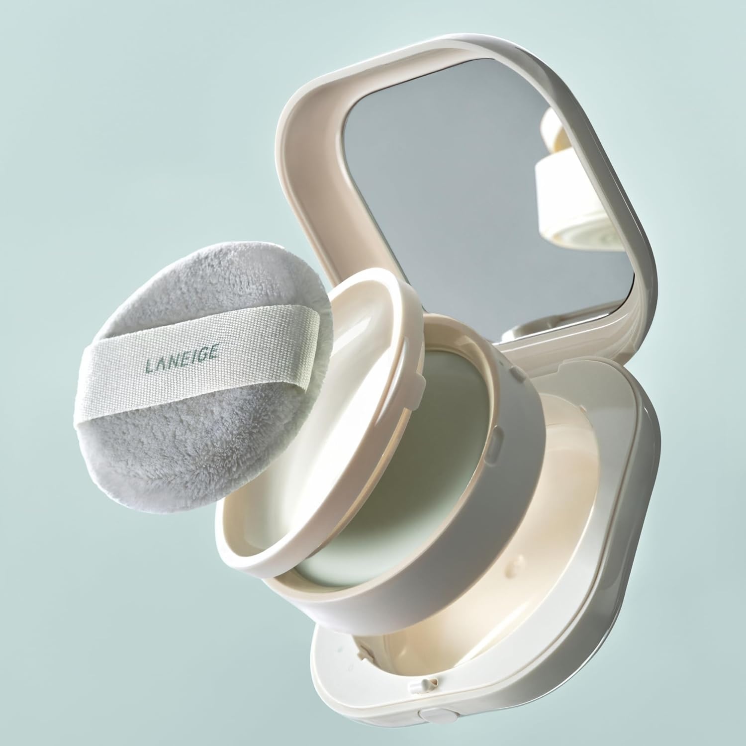 image:imageLANEIGE Neo Blurring Powder Korean Shine Control Compact with Pore Blurring Smoothing Finish amp TravelFriendly No Spill Packaging7g 024 oz Refill