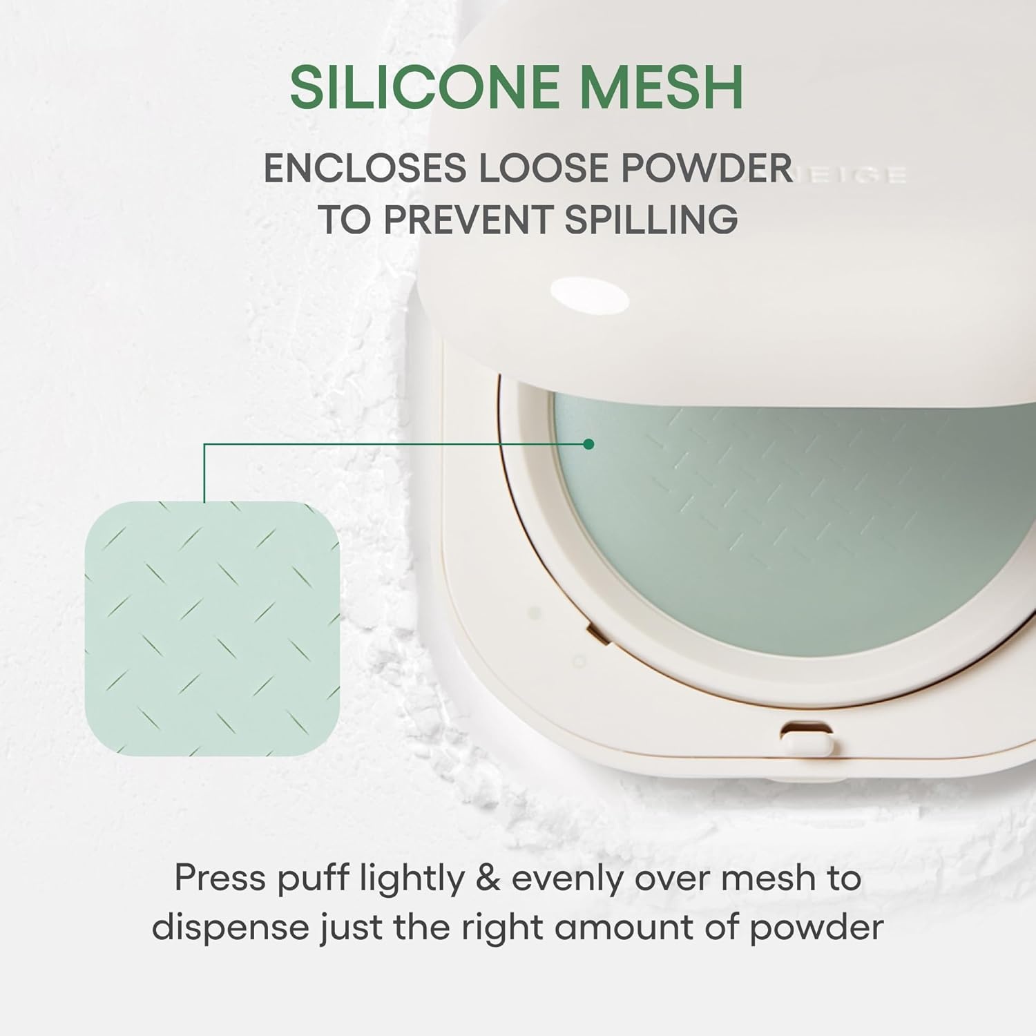 image:imageLANEIGE Neo Blurring Powder Korean Shine Control Compact with Pore Blurring Smoothing Finish amp TravelFriendly No Spill Packaging7g 024 oz Refill