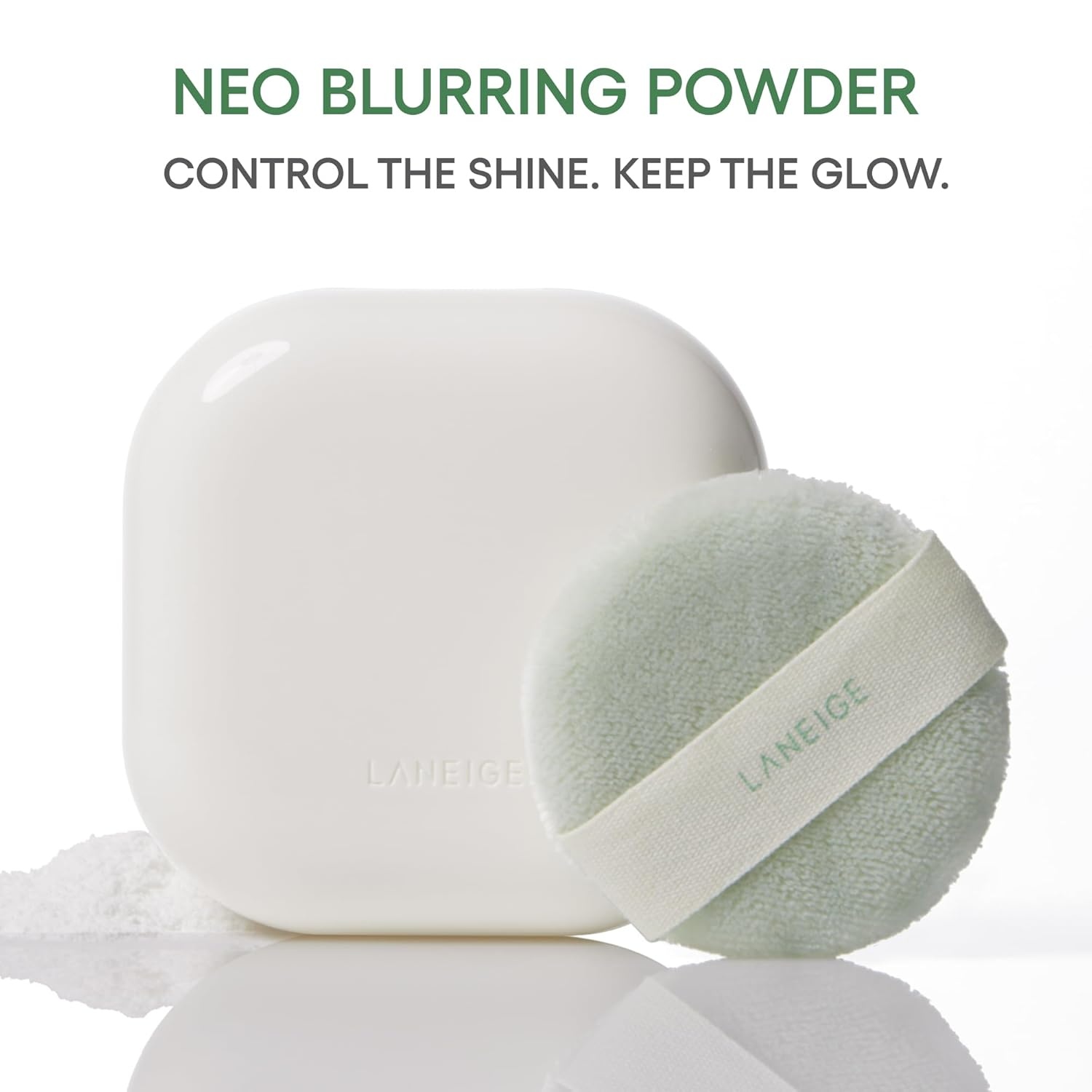 image:imageLANEIGE Neo Blurring Powder Korean Shine Control Compact with Pore Blurring Smoothing Finish amp TravelFriendly No Spill Packaging7g 024 oz Refill