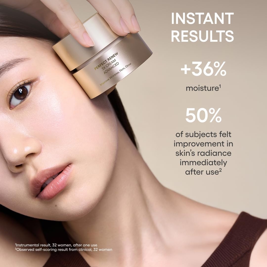 image:imageLANEIGE Perfect Renew 3X Cream AntiAging Moisturizer with Peptides amp Encapsulated Retinol to Visibly Firm Skin amp Smooth Texture