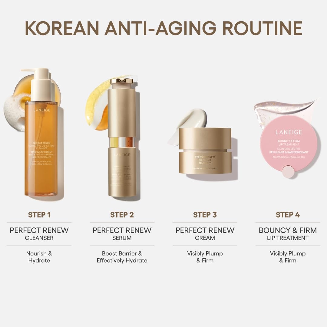image:imageLANEIGE Perfect Renew 3X Cream AntiAging Moisturizer with Peptides amp Encapsulated Retinol to Visibly Firm Skin amp Smooth Texture