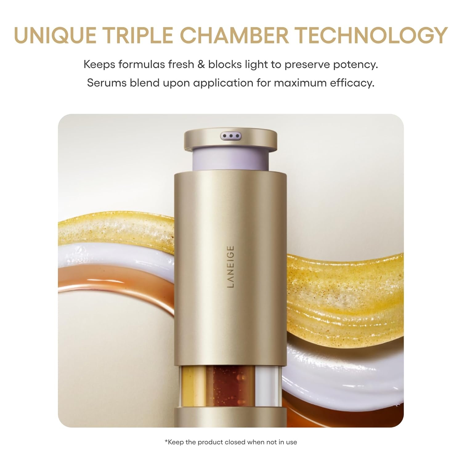 image:imageLANEIGE Perfect Renew 3X Signature Serum Retinol Ceramide amp Collagen Peptides for Wrinkle Care Firming amp Radiance135 Fl Oz Pack of 1