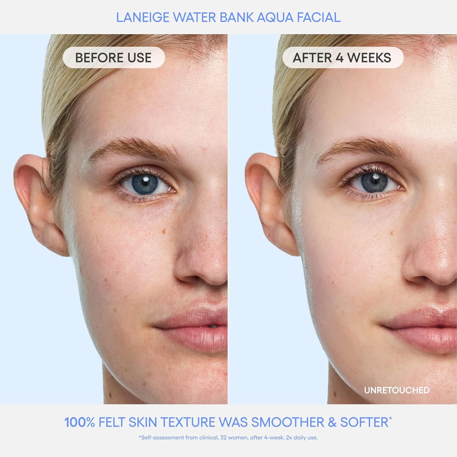 image:imageLANEIGE Water Bank Aqua Facial Serum KBeauty Exfoliating amp Hydrating Serum AHA BHA PHA Gentle Exfoliation Hyaluronic Acid amp Ceramide Glow Boost Smooth Soft Radiant Skin