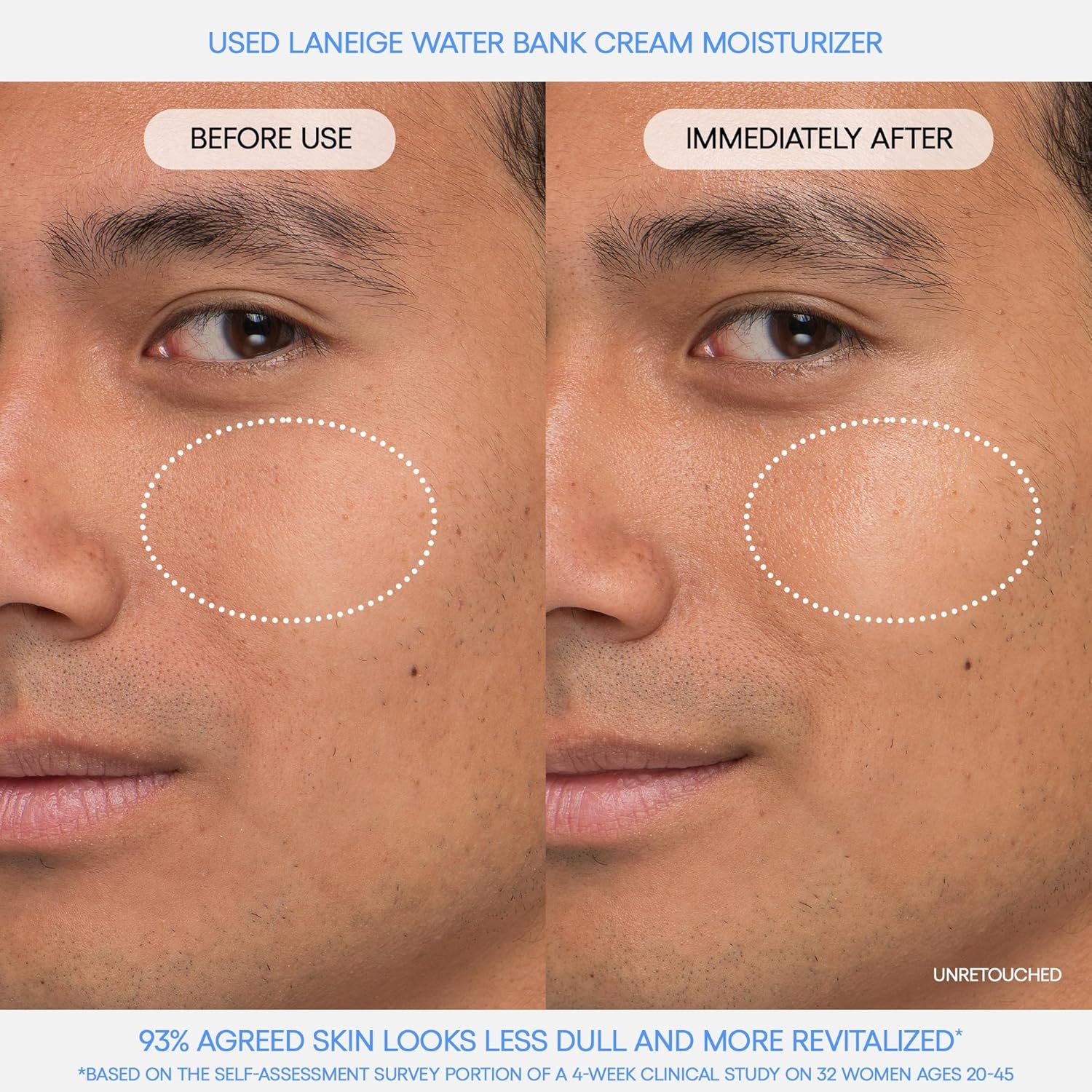 image:imageLANEIGE Water Bank Blue Hyaluronic Cream Moisturizer Hydrating Korean Face Cream with Squalane amp Ceramide for Skin Barrier Support DermatologistTestedWater Bank Cream Refill Duo