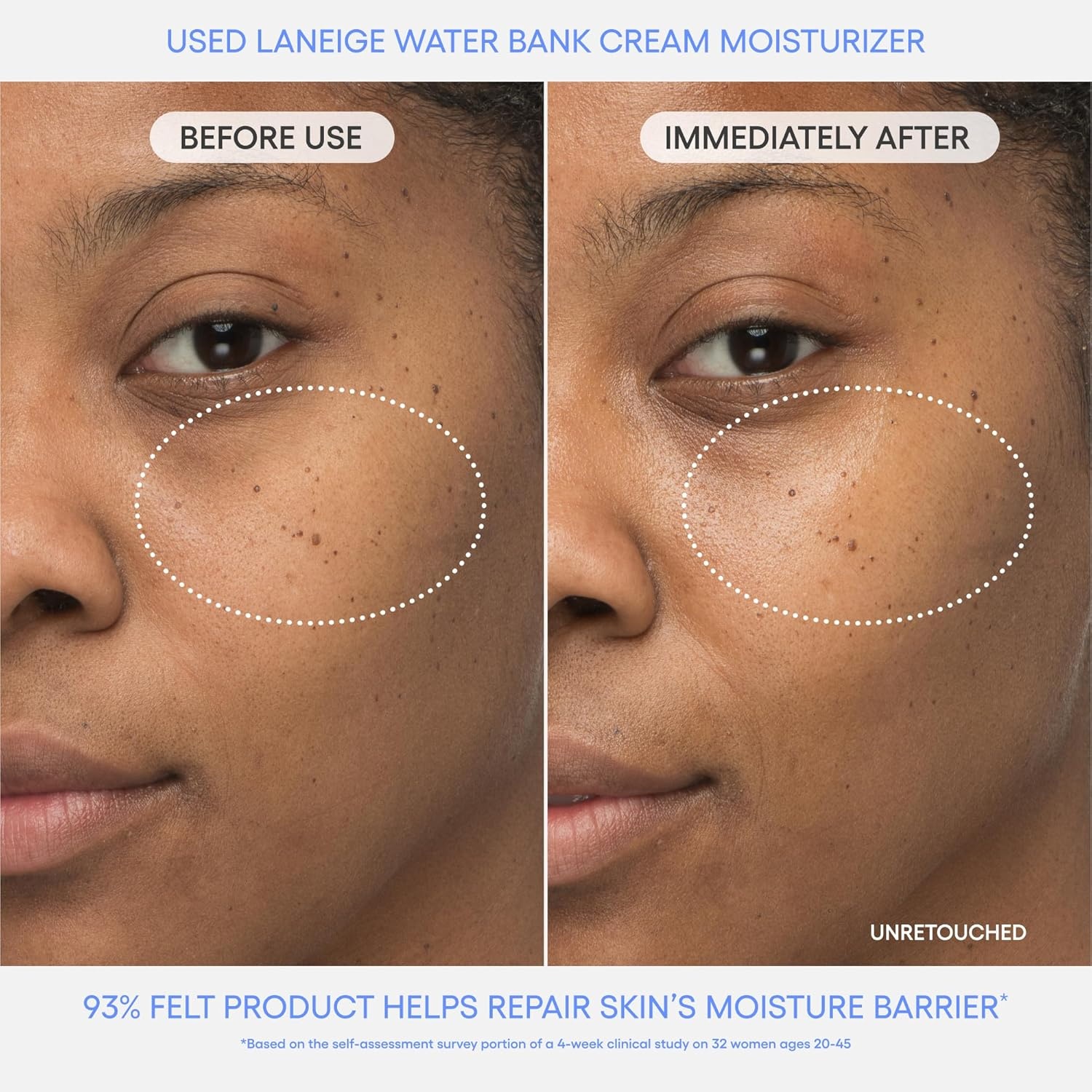 image:imageLANEIGE Water Bank Blue Hyaluronic Cream Moisturizer Hydrating Korean Face Cream with Squalane amp Ceramide for Skin Barrier Support DermatologistTested169 oz 50 ml Refill