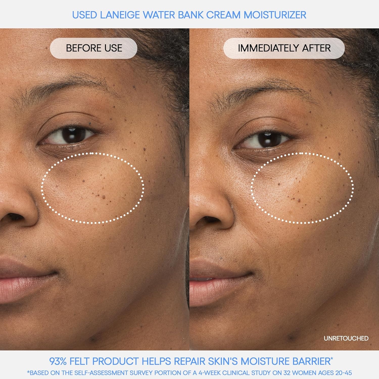image:imageLANEIGE Water Bank Blue Hyaluronic Cream Moisturizer Hydrating Korean Face Cream with Squalane amp Ceramide for Skin Barrier Support DermatologistTestedWater Bank Cream Refill Duo