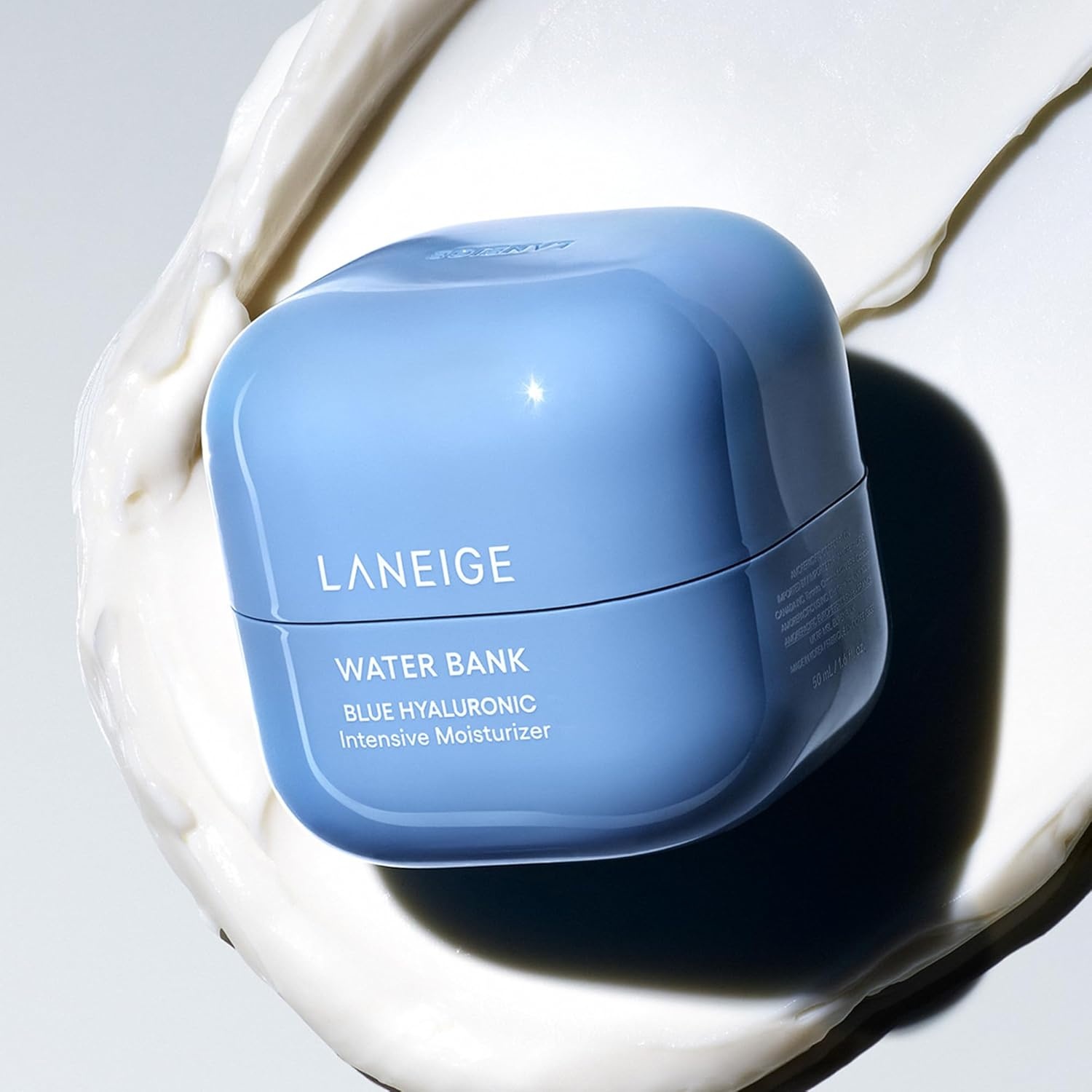 image:imageLANEIGE Water Bank Blue Hyaluronic Intensive Moisturizer Hydrating Face Cream for Extra Dry Skin with Squalane amp Peptide for Skin Barrier Support DermatologistTested16 oz 50 ml Refill Size