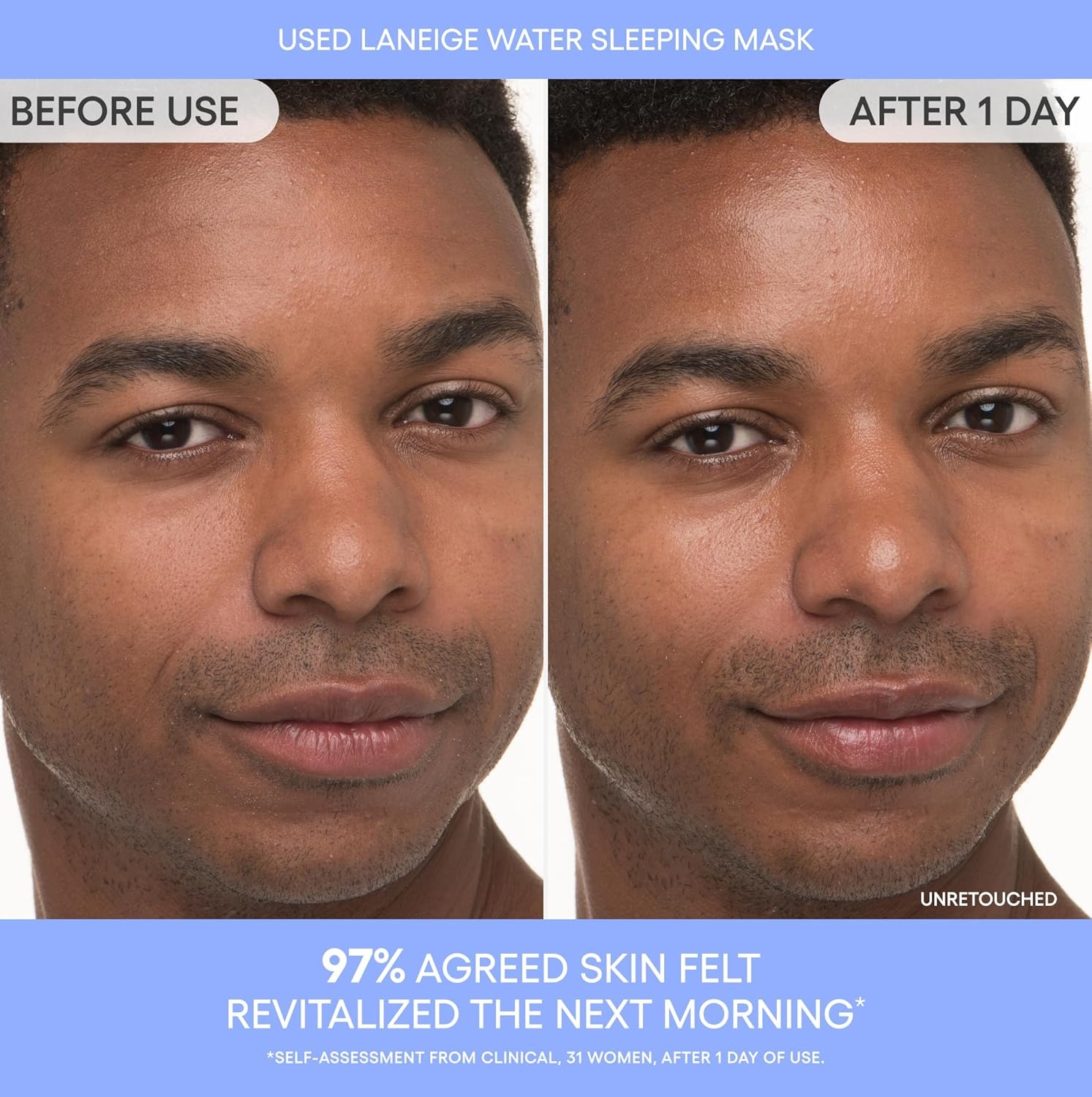 image:imageLANEIGE Water Sleeping Mask Hydrating Korean Overnight Mask with Squalane amp ProbioticDerived Complex for Bright Glowing Skin amp Barrier Support236 fl oz 70ml Full Size