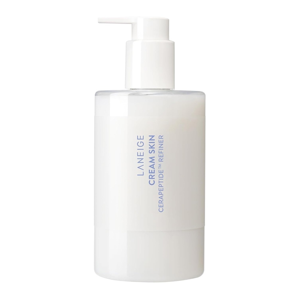 image:imageLANEIGE Cream Skin Toner amp Moisturizer Lightweight Refillable Korean Milky Toner with Ceramide amp Peptide for Hydration Firming amp Barrier Support108 fl oz 320 ml Jumbo Size