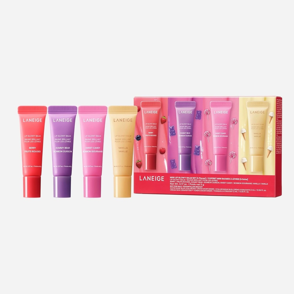 image:imageLANEIGE Lip Glowy Balm Sheer Tinted Lip Moisturizer with Shea Butter for Hydrating Shine amp Soft LipsMini Lip Glowy Set