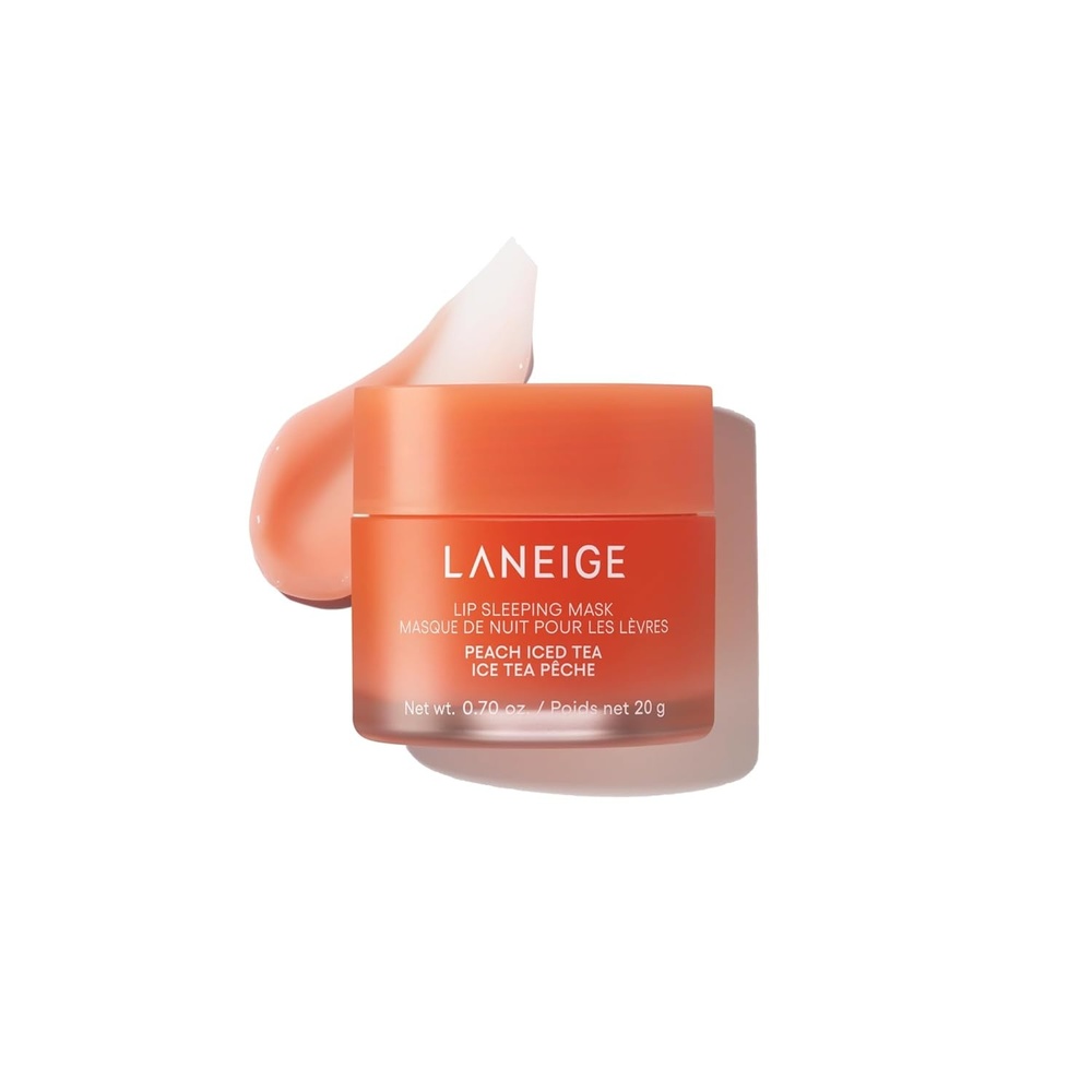 image:imageLANEIGE Lip Sleeping Mask Nourish Hydrate Vitamin C Murumuru amp Shea Butter Antioxidants Flaky Dry LipsPeach Iced Tea