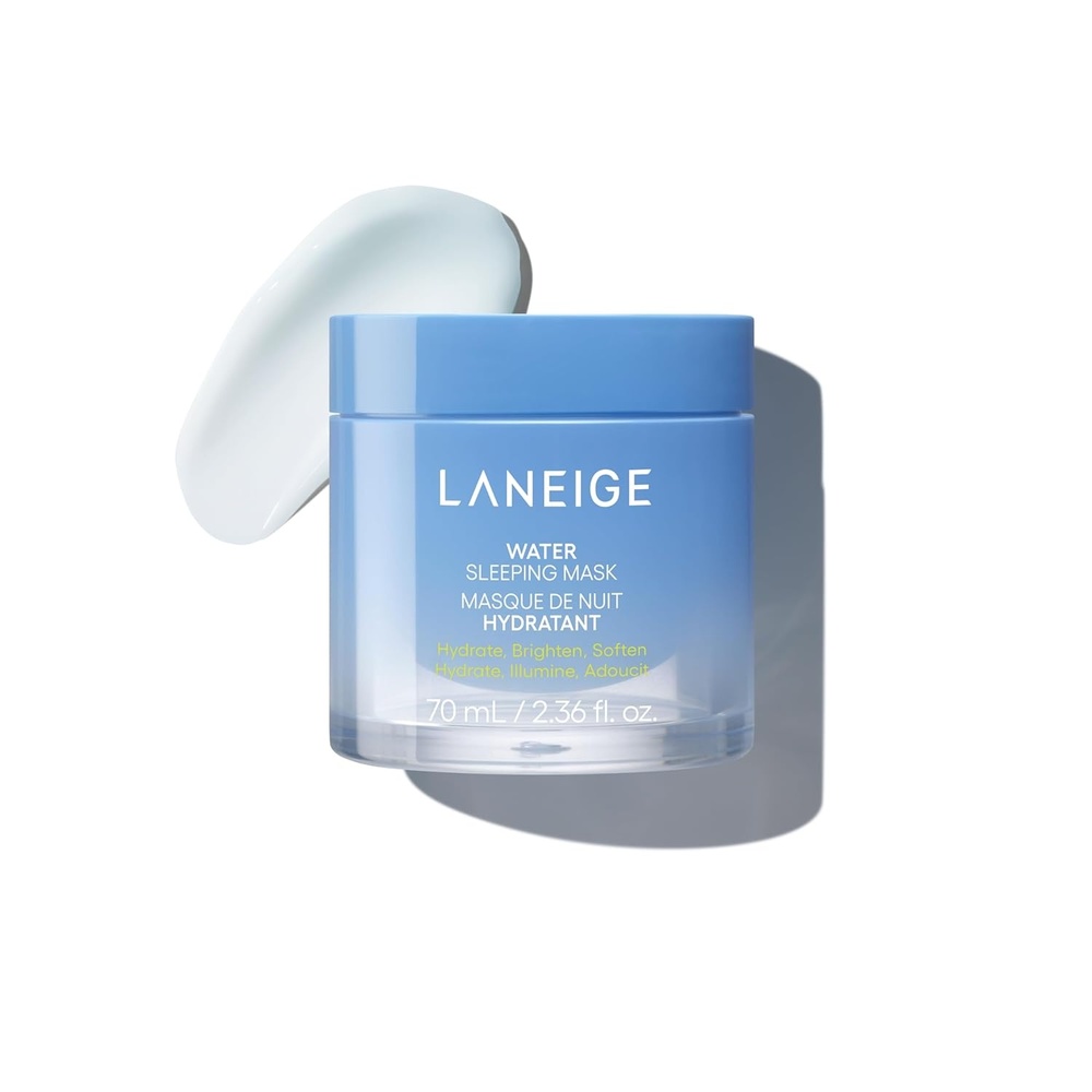 image:imageLANEIGE Water Sleeping Mask Hydrating Korean Overnight Mask with Squalane amp ProbioticDerived Complex for Bright Glowing Skin amp Barrier Support236 fl oz 70ml Full Size