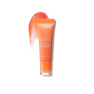 image:imageLANEIGE Lip Glowy Balm Sheer Tinted Lip Moisturizer with Shea Butter for Hydrating Shine amp Soft LipsPeach Iced Tea