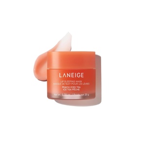 image:imageLANEIGE Lip Sleeping Mask Nourish Hydrate Vitamin C Murumuru amp Shea Butter Antioxidants Flaky Dry LipsPeach Iced Tea