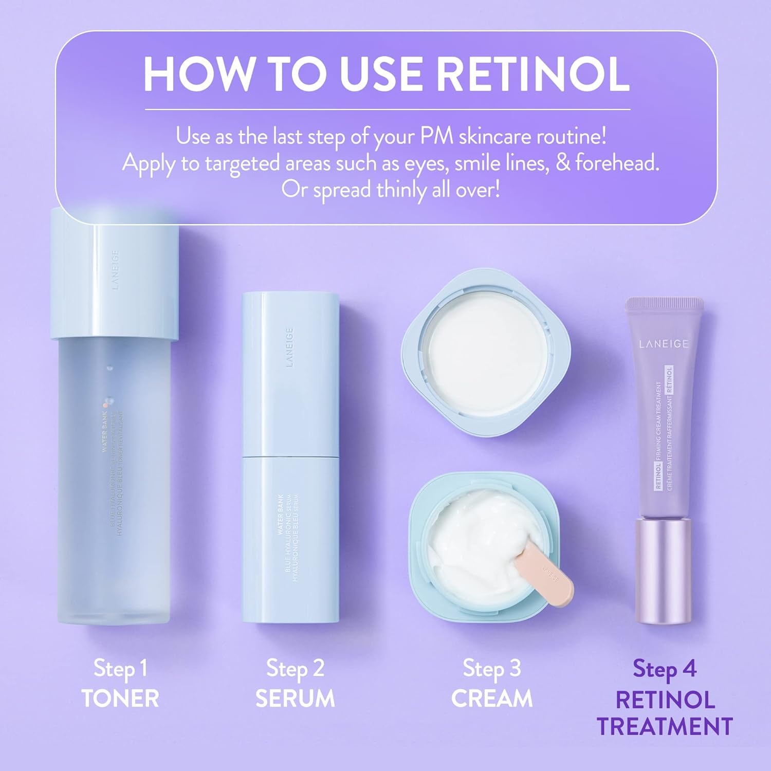 image:imageLANEIGE Retinol Firming Cream Treatment AntiAging Moisturizer to Visibly Firm Skin amp Smooth Fine Lines and Wrinkles