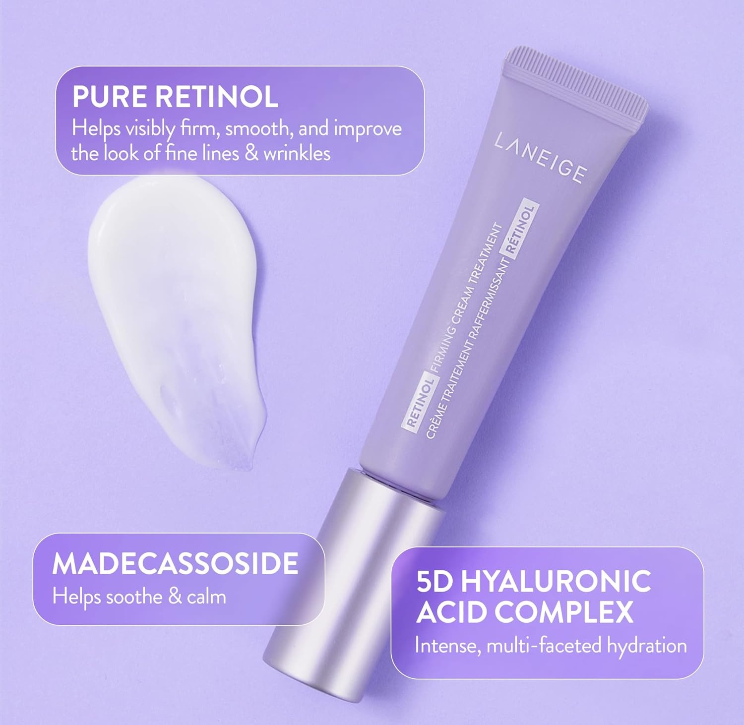 image:imageLANEIGE Retinol Firming Cream Treatment AntiAging Moisturizer to Visibly Firm Skin amp Smooth Fine Lines and Wrinkles