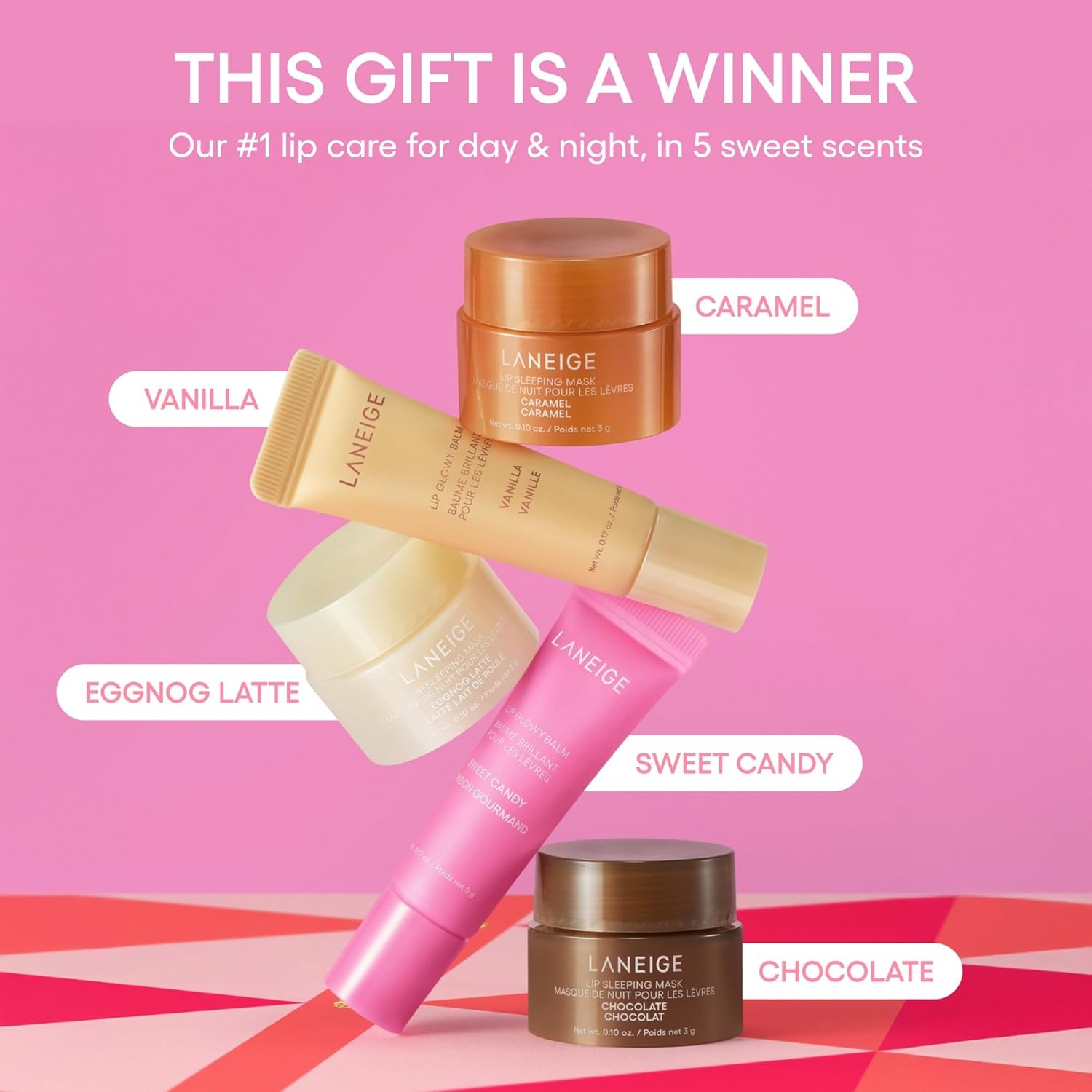 image:imageLaneige Skincare amp Lip Care Holiday Gift Sets Lip Mask Water Bank Lip Glowy Balm Beauty Essentials for Gifting amp SelfCareMidnight Minis