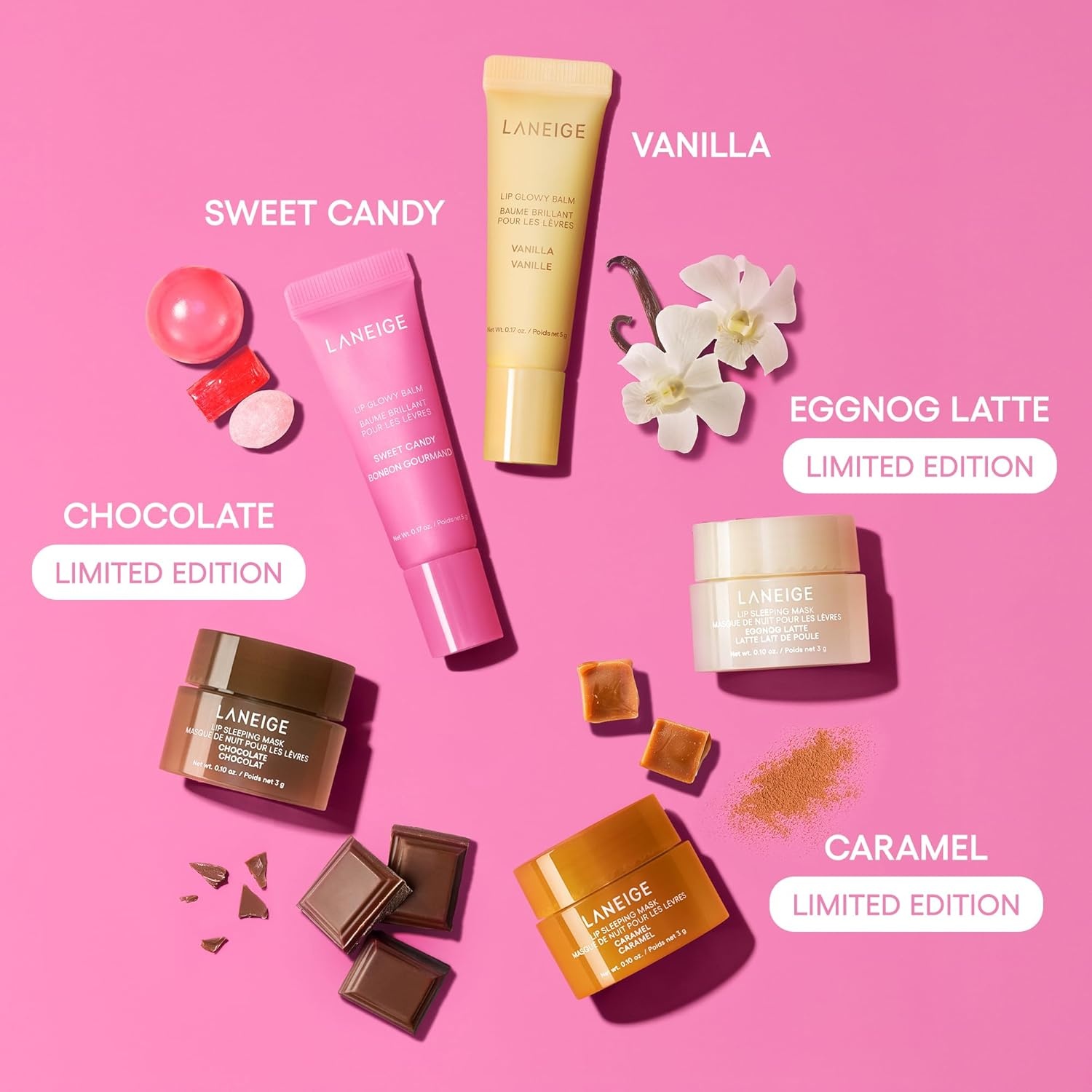 image:imageLaneige Skincare amp Lip Care Holiday Gift Sets Lip Mask Water Bank Lip Glowy Balm Beauty Essentials for Gifting amp SelfCareMidnight Minis